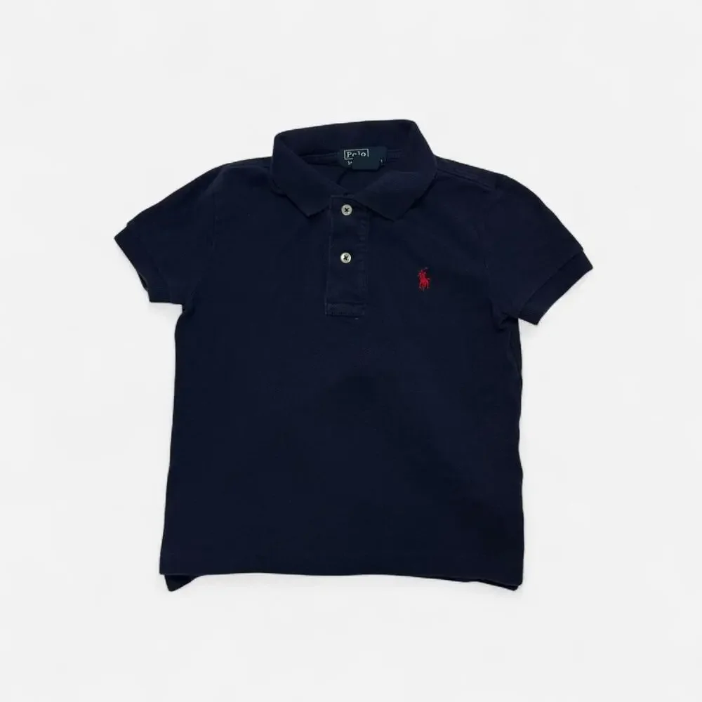 Polo Ralph Lauren Navy Short Sleeve Polo Shirt Toddler 2T